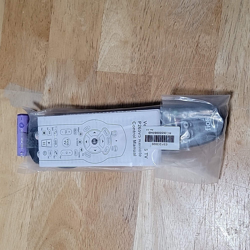 New Verizon Fios Remote P265v5